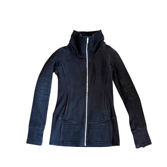 Lululemon Scuba Full Zip Sweatshirt Black 4 - Picture 1 of 4